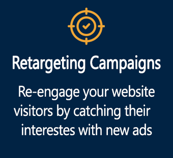 Retargeting Campaigns - Re-engage your website visitors by catching their interests with new ads